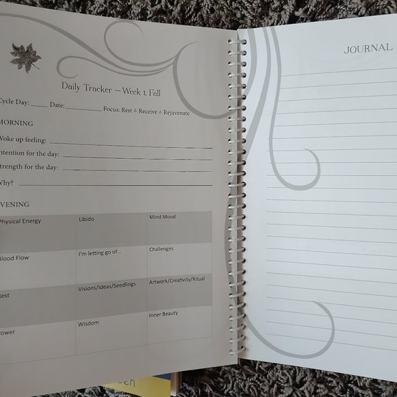 4 Seasons in 4 Weeks Book & Cycle Tracking Journal, by Suzanne Mathis McQueen - Picture 4 of 6